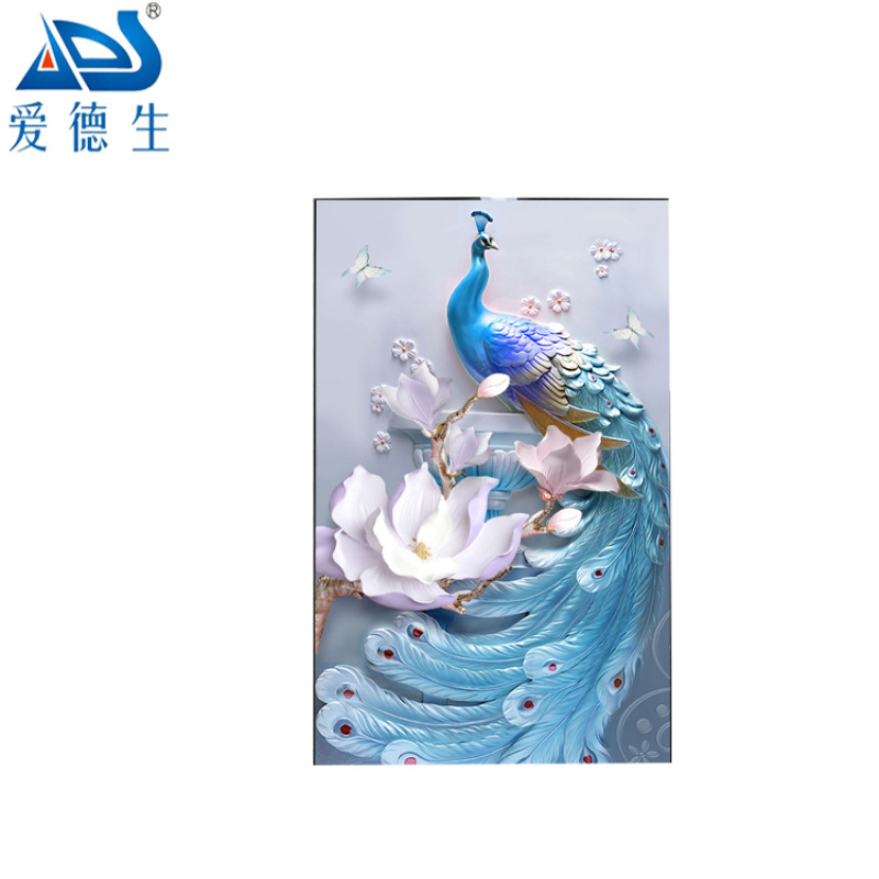 厂家直供大型瓷砖电视背景墙uv平板打印机 打印数码印花机