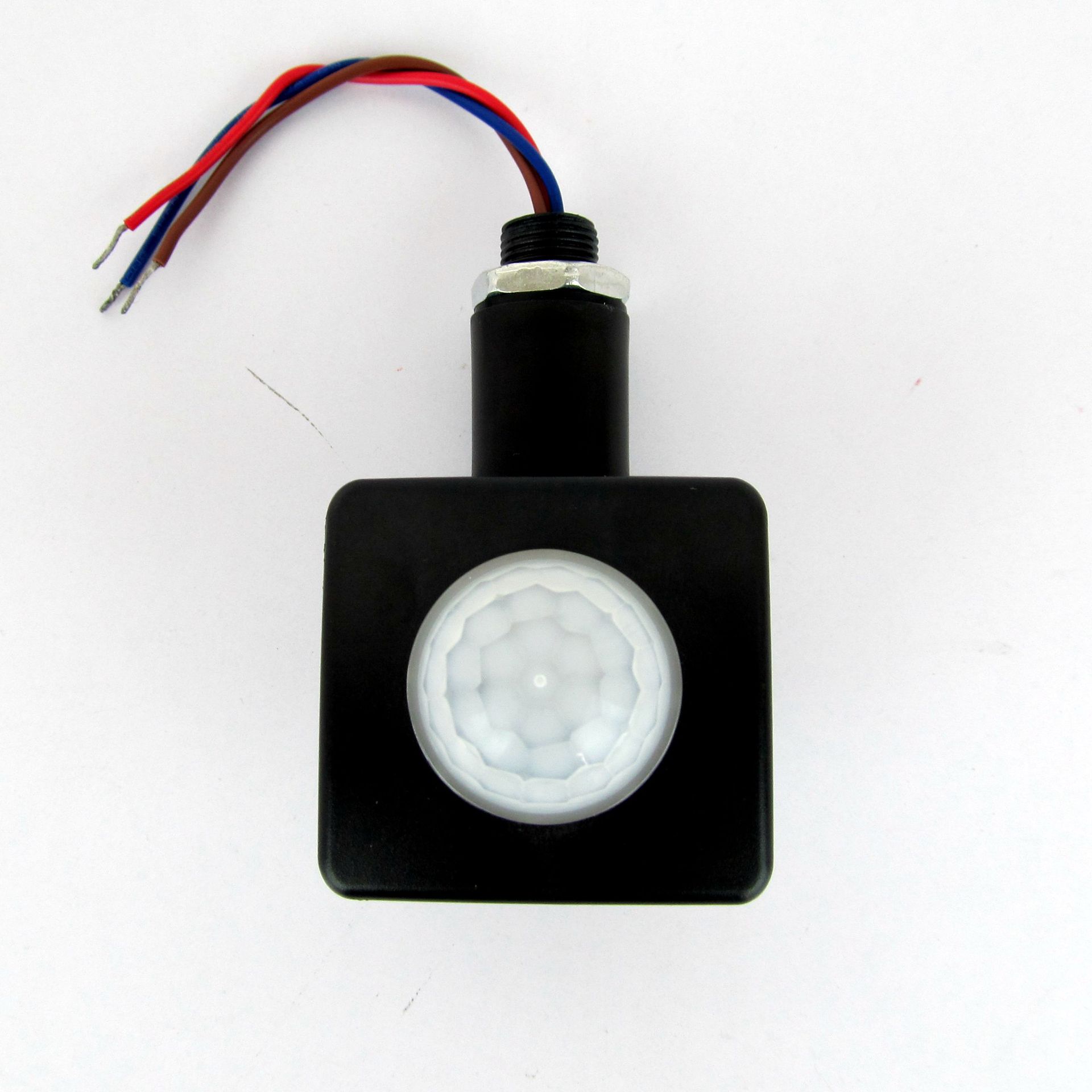 厂家直销 超薄平板苹果led投光灯泛光庭院人体红外感应器PIR开关|ms