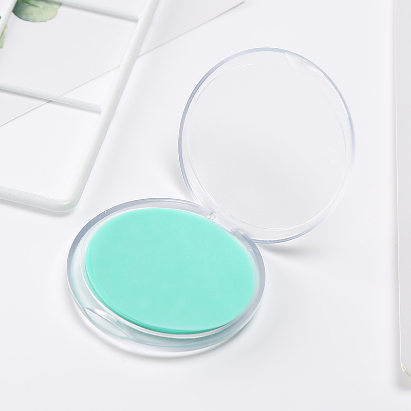 Hotel Travel mini tabletas de jabón portátiles desechables 50 piezas de baño en caja transparente papel de jabón pequeño Lavado de Manos floral