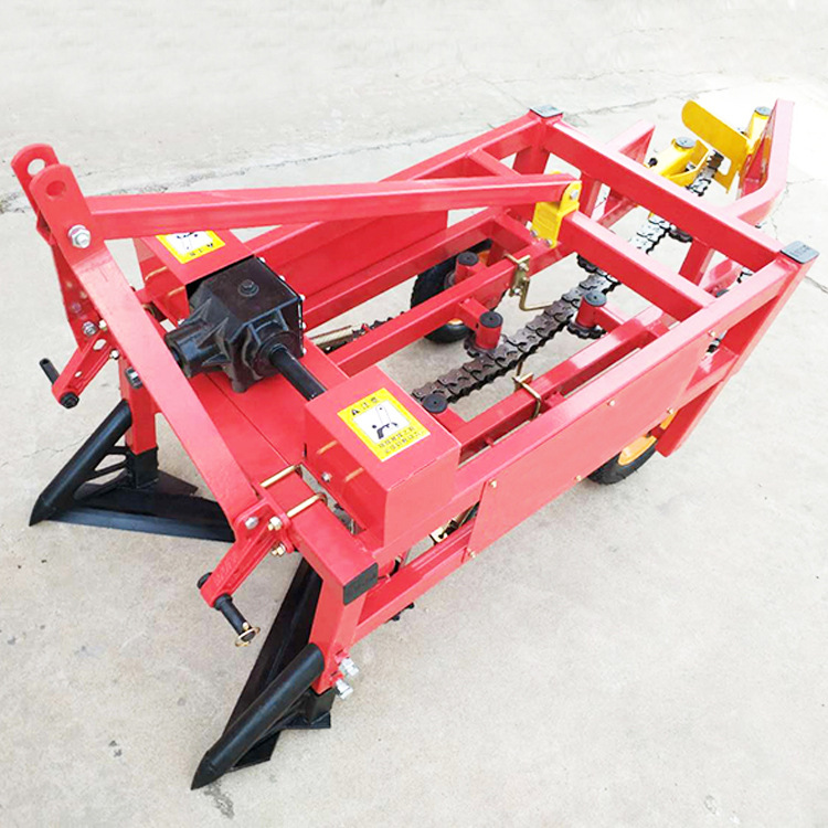 四轮车带链条式花生收获机摆放整齐收花生机器节省人力花生收获机