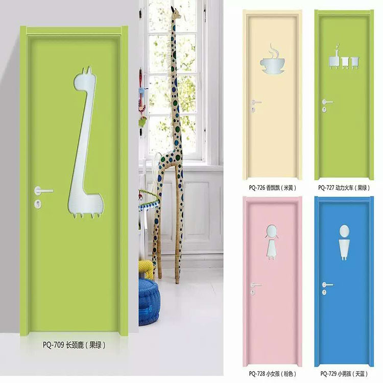 Protección Ambiental Puerta de bebé Kindergarten dibujos animados puerta interior traje pintura-libre escuela puerta protección ambiental puerta Kindergarten image 5