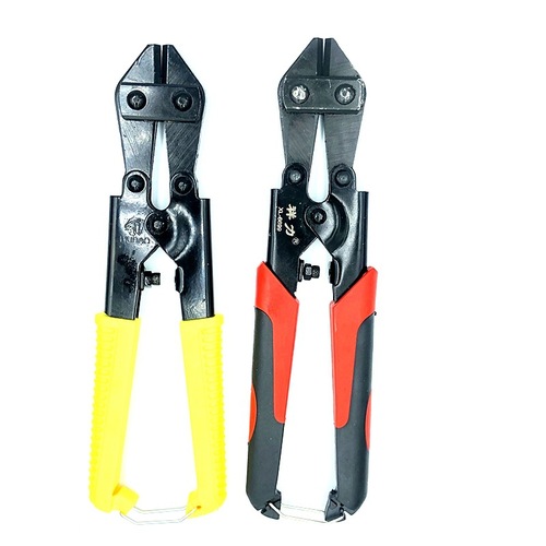 Factory direct sales 8-inch bolt cutters two-color handle mini bolt cutters for cutting wire wire cutters mini cable pliers