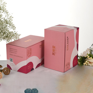 Птичье гнездо складывание цветовой коробки продуктов питания и здоровья упаковочная коробка белая карта коробка косметика подарки подарки косметический крест
