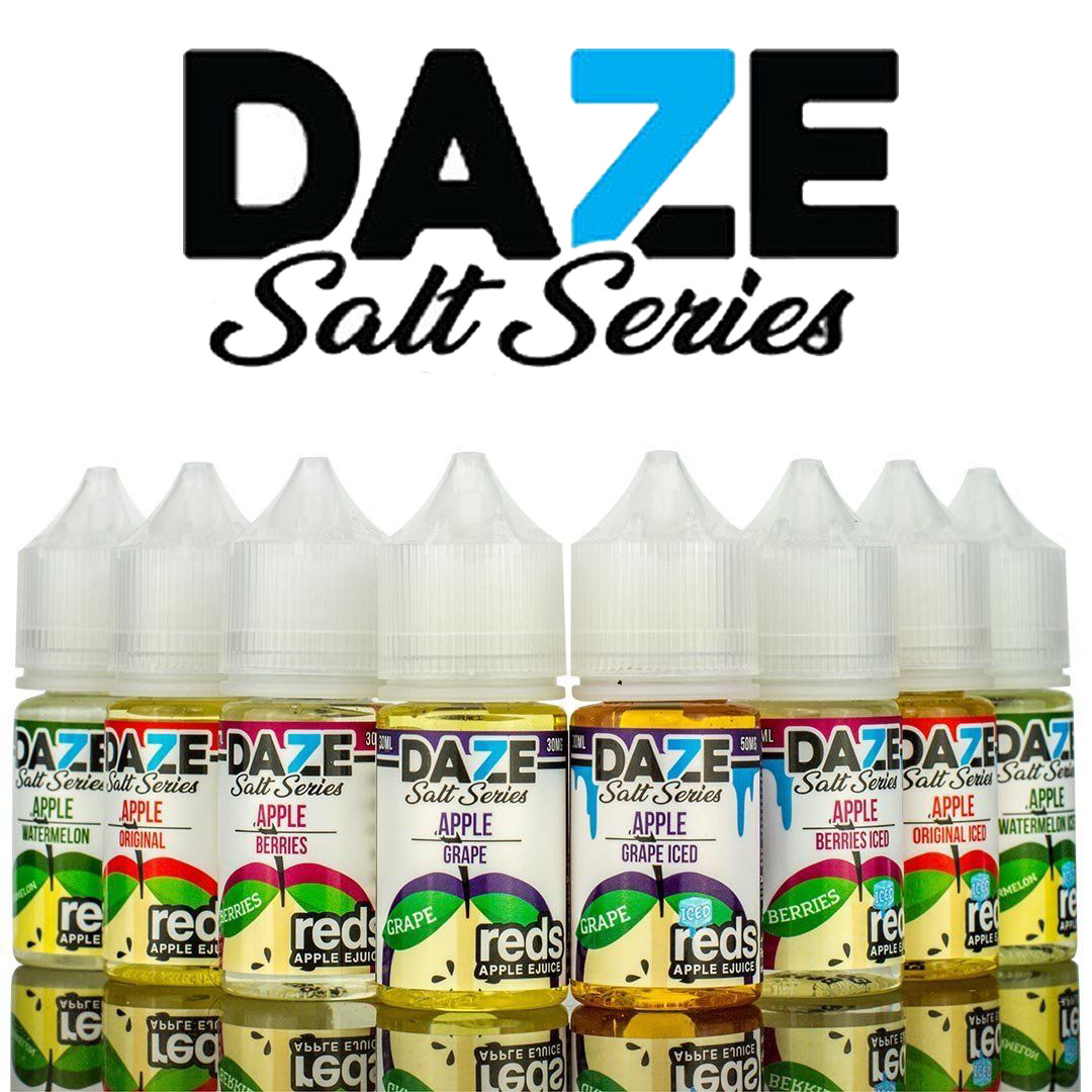 美国电子烟油7DAZE尼古丁盐reds水果味小烟专用戒烟替烟E-Liquids|ms