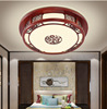 Chinese style solid wood Round lamp direct deal LED Acrylic horizontal a living room Round Lights Restaurant Chinese style Lighting