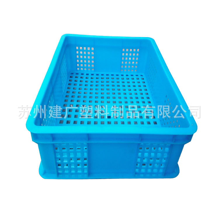 360-105筐内尺寸360-278-105mm周转筐蓝 (