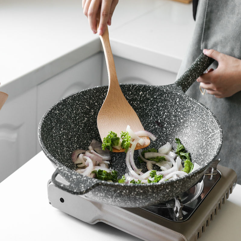 櫸木無漆木鏟木勺不粘鍋鏟 廚房用品鏟子不粘鍋專用 鍋鏟