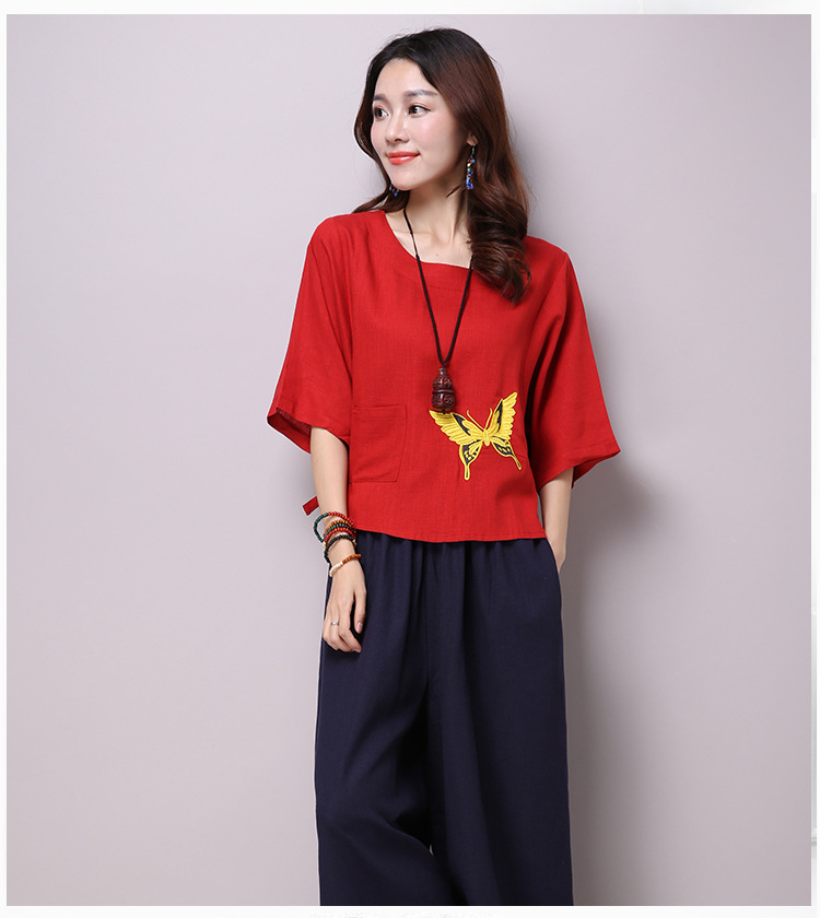 Costume femme en Coton et lin - Ref 3334032 Image 30