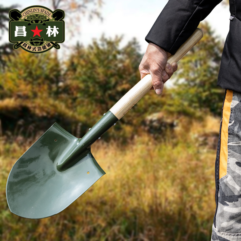 昌林 Engineering shovel camping outdoor alloy alloy steel tissue fishing fishing Chinese 锹 equipment equipment