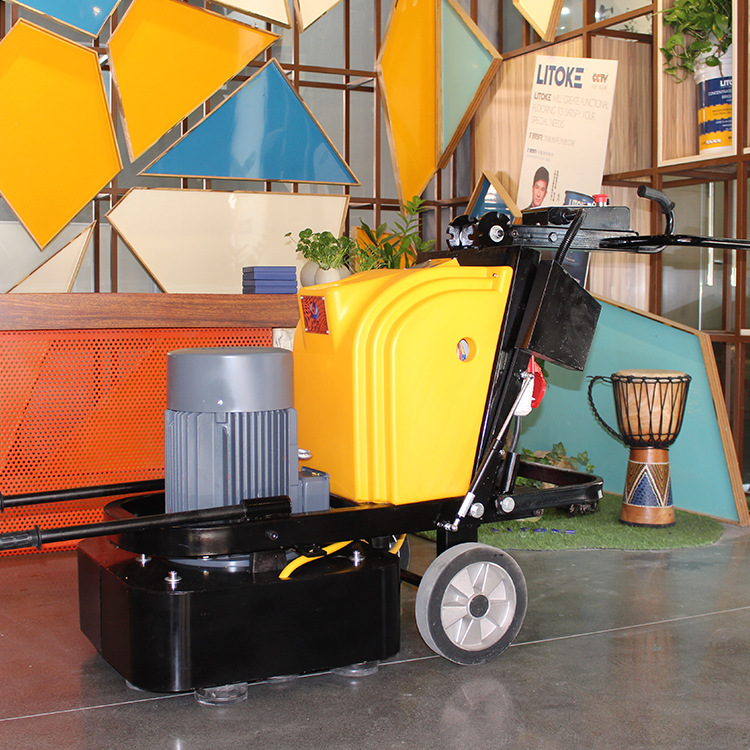 小先生12头大型研磨机混凝土密封固化剂施工地面打磨机翻新抛光机