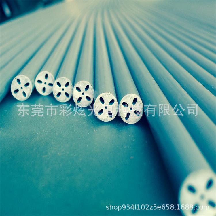 PVC多孔管塑料胶管塑异型管对边条胶条胶骨穿芯管软管套特殊管条