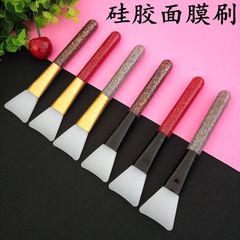 廠家新款 硅膠面膜刷 化妝刷 硅膠軟頭調膜棒DIY美妝工具 面膜刷