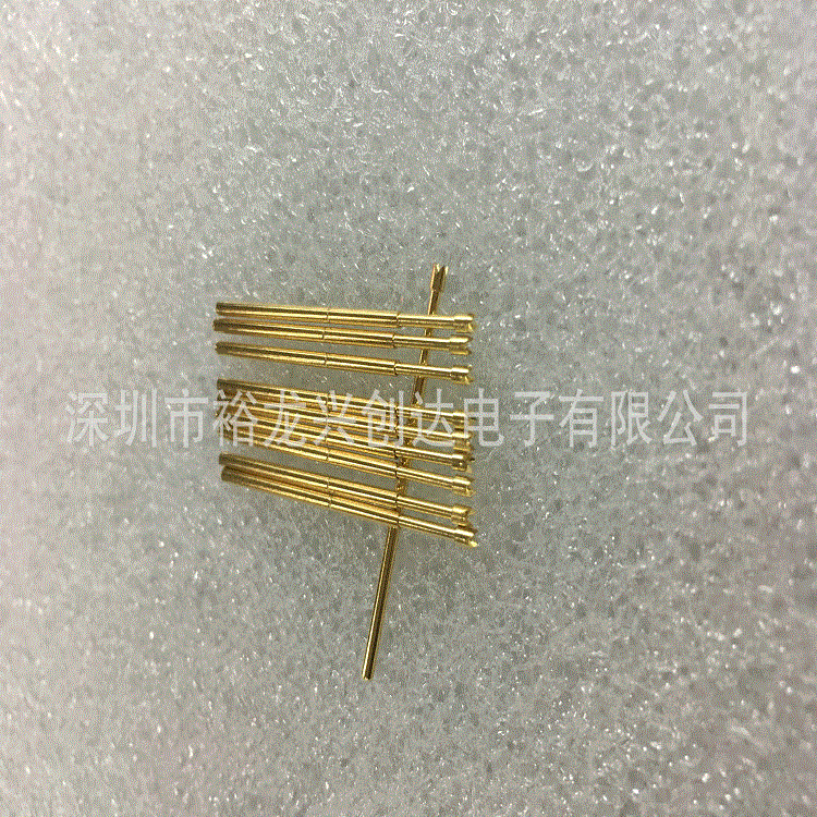 厂家直销PA100-Q2 大四爪探针 1.36*33.3mm100MIL镀金的弹簧顶针