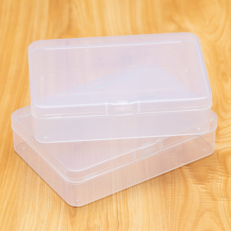 长方形透明小空盒子 塑料零件包装盒 零件塑胶整理盒pp元件收纳盒