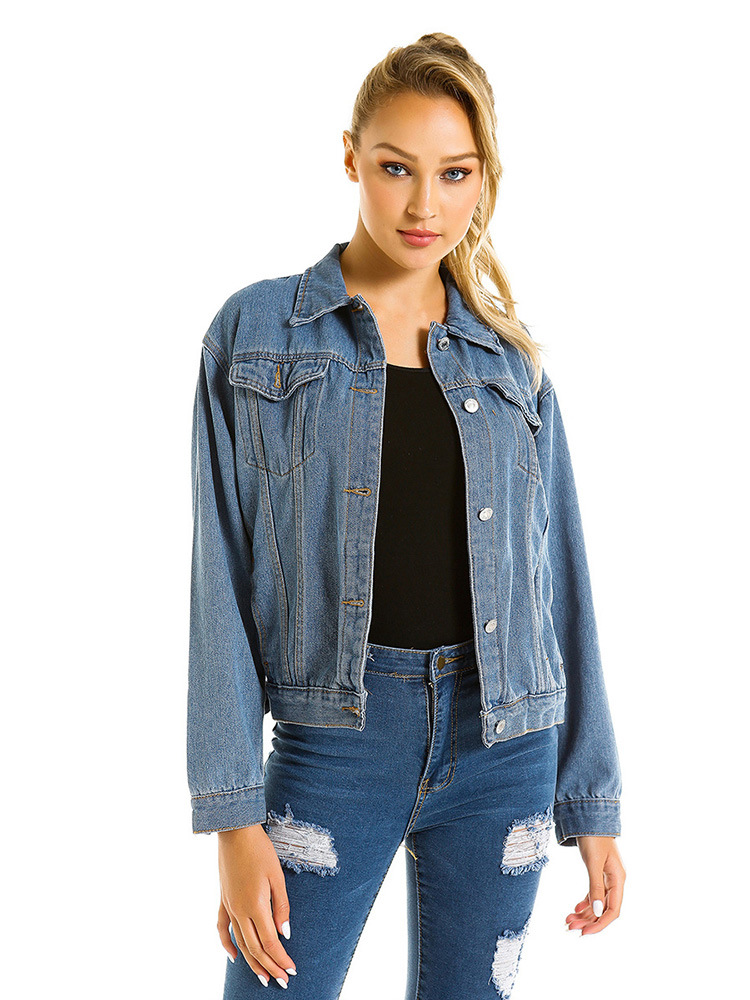 loose denim jacket  NSSY9156