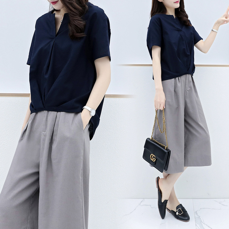 Costume femme en Coton et lin - Ref 3334976 Image 1