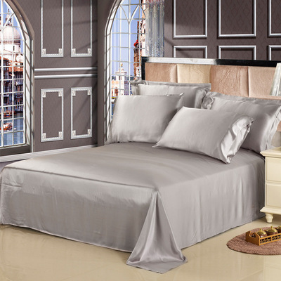 真丝床单单件 丝绸单双人正品加厚丝绸床单 100桑蚕丝外贸可|ru