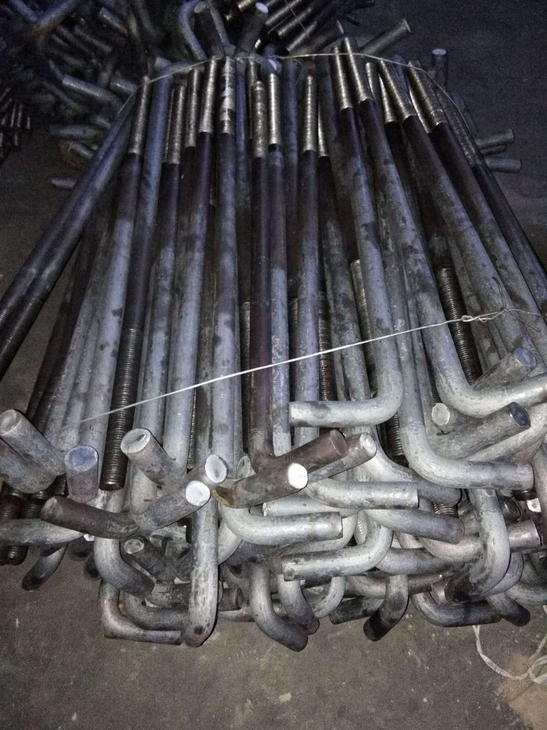 地脚螺栓高强度9J7字型地脚螺栓m24 预埋件塔吊预埋螺栓生产厂家