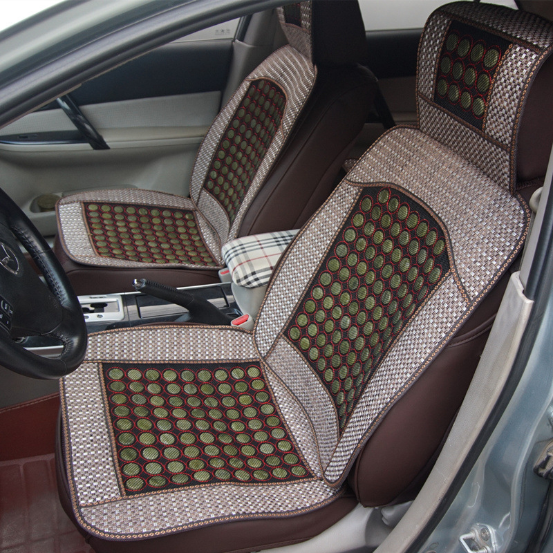 天然岫玉玉石汽车凉垫 夏季坐垫汽车凉垫夏凉通用汽车凉垫