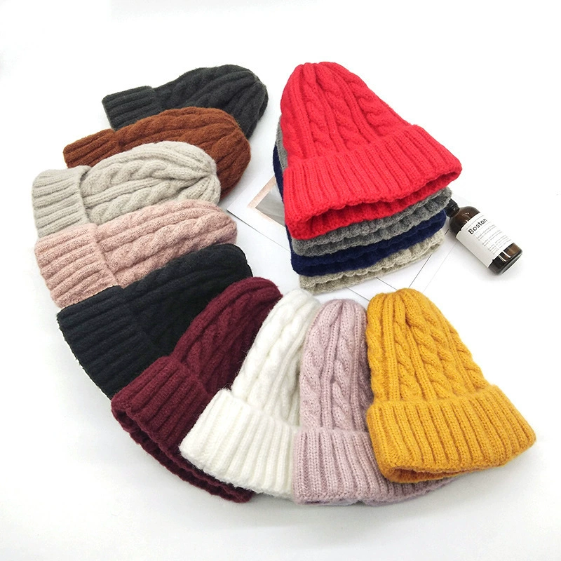 Winter travel keep warm woolen knitted hat for leisure, ear protection, wholesale