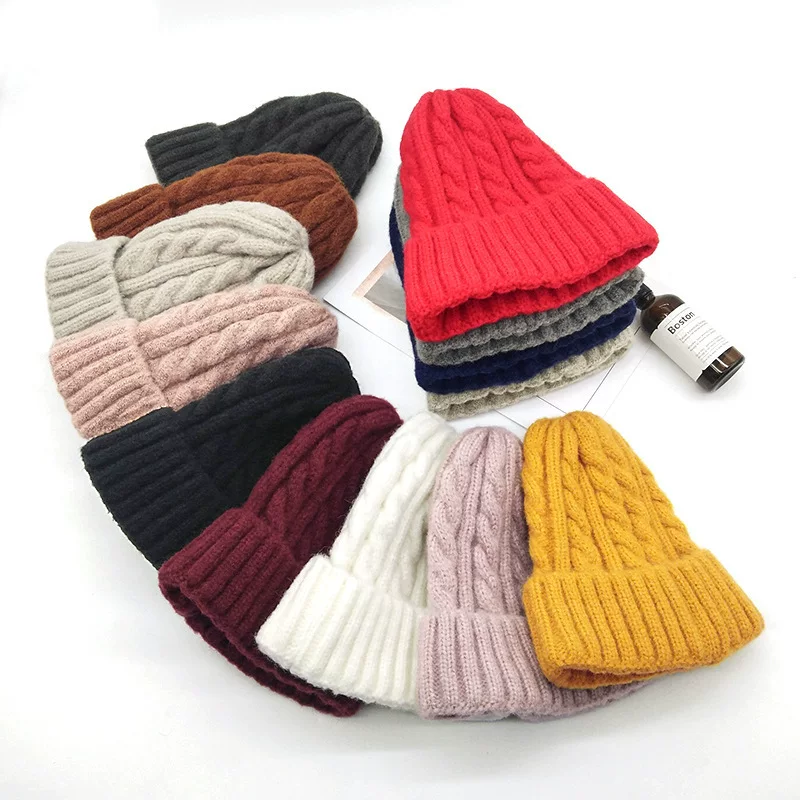 Winter travel keep warm woolen knitted hat for leisure, ear protection, wholesale