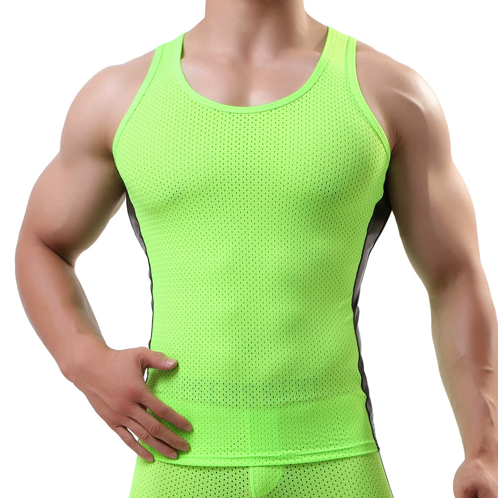 (Cross-border trading), breathable T-shirt for gym sleevless, tight, European style