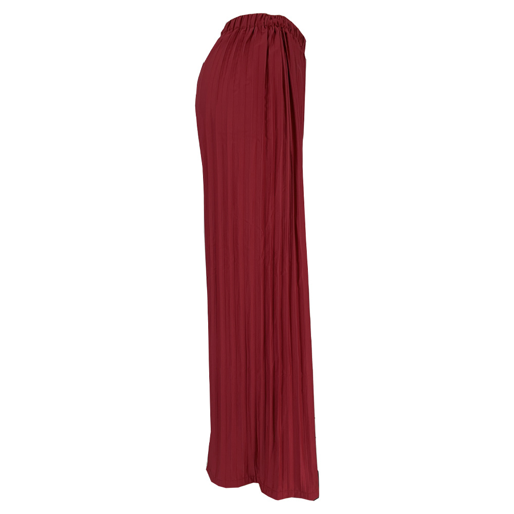 Hot Selling Fashion Pleated Wide Leg Pants NSFNN60373