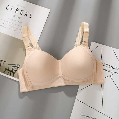 Factory Yakangrou 8909 Teenage Girl Underwear Primary School Development Period Push-up Thin Comfort Bra and Camisole Wholesale