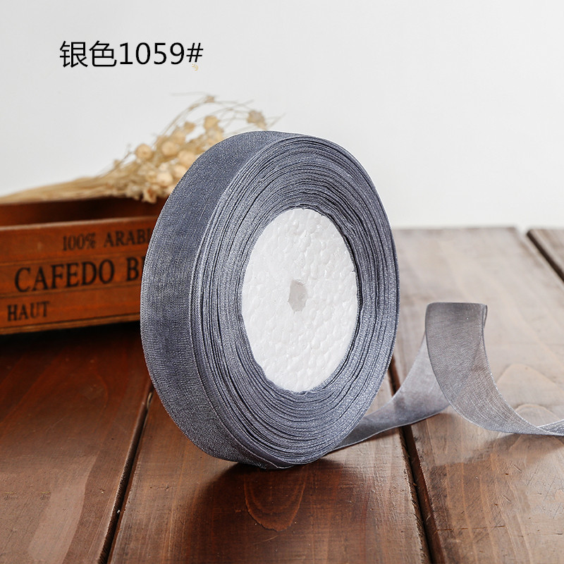 Cinta de nieve 2cm cinta arco tocado hecho a mano caja de regalo embalaje cinta al por mayor