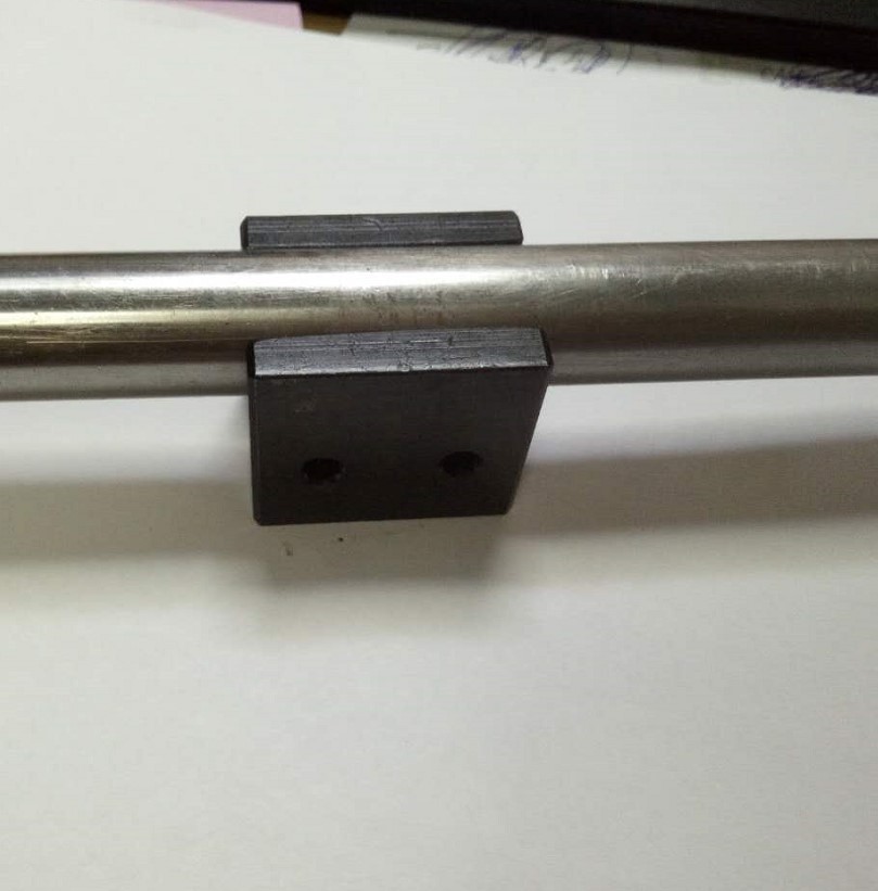 光轴固定支架传送带护栏固定架输送机护板固定夹头单杆固定