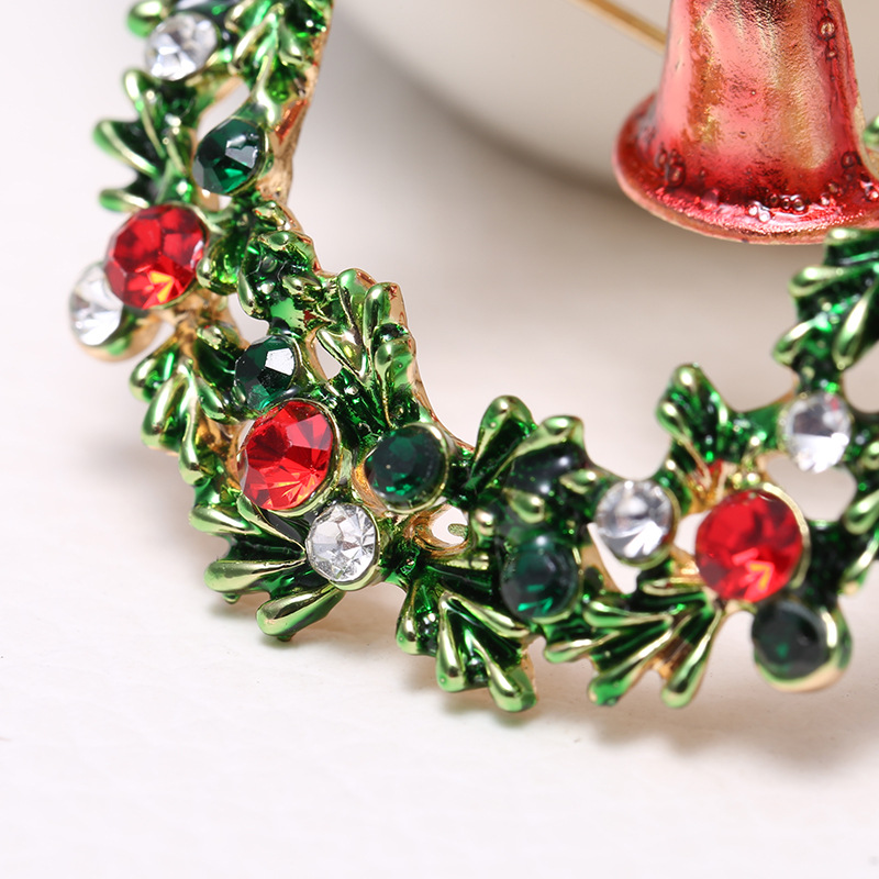 30g Weight Brooches Classification Daily Occasion Alloy Material Christmas Festival Human Pattern Women'S Gender Water Drop Design Fashion Style Fashion Pin Human Alloy Water Drop Women'S Brooches 12