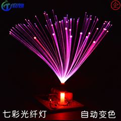 光纖燈 七彩led 科技小製作diy 科學實驗玩具 幼兒園小學教具