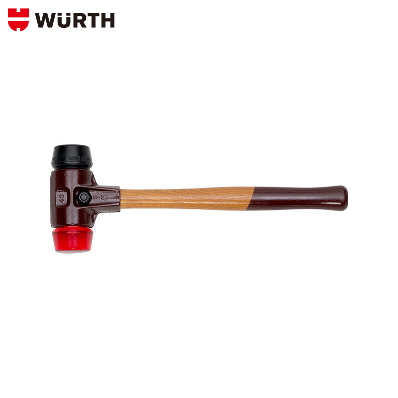 wurth/伍尔特钳工锤锤子Simplex 软面锤 两用平活锤-D60MM