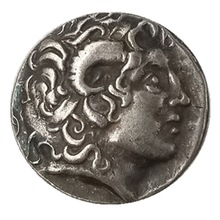 仿古工艺品希腊硬币铜镀银做旧银元银圆批发#3400