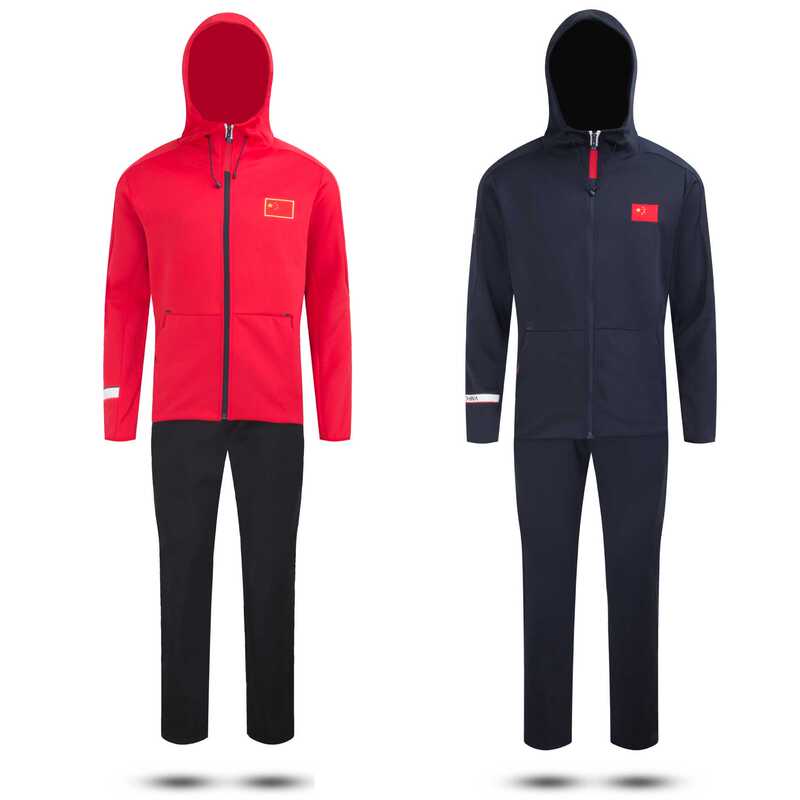 2019 coat spring sweater men's leisure sports suit men's clothes a set of spring clothing national clothing hooded printing