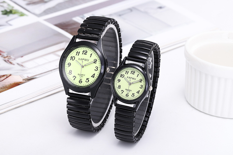 Casual Round One Piece Buckle Quartz Women's Watches display picture 2