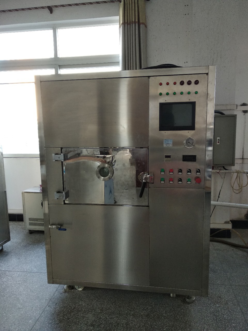 小型微波真空干燥机食品药品低温烘干设备粉状物料片剂适用真空机