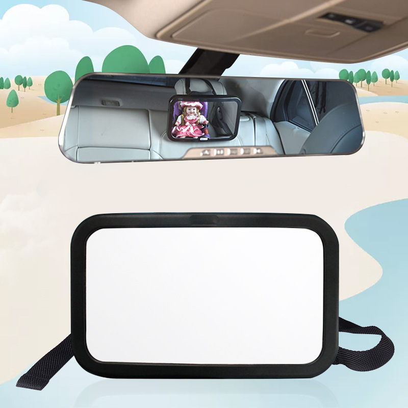儿童安全后视镜宝宝安全防护汽车用品宝宝安全防护汽车后视镜|ru