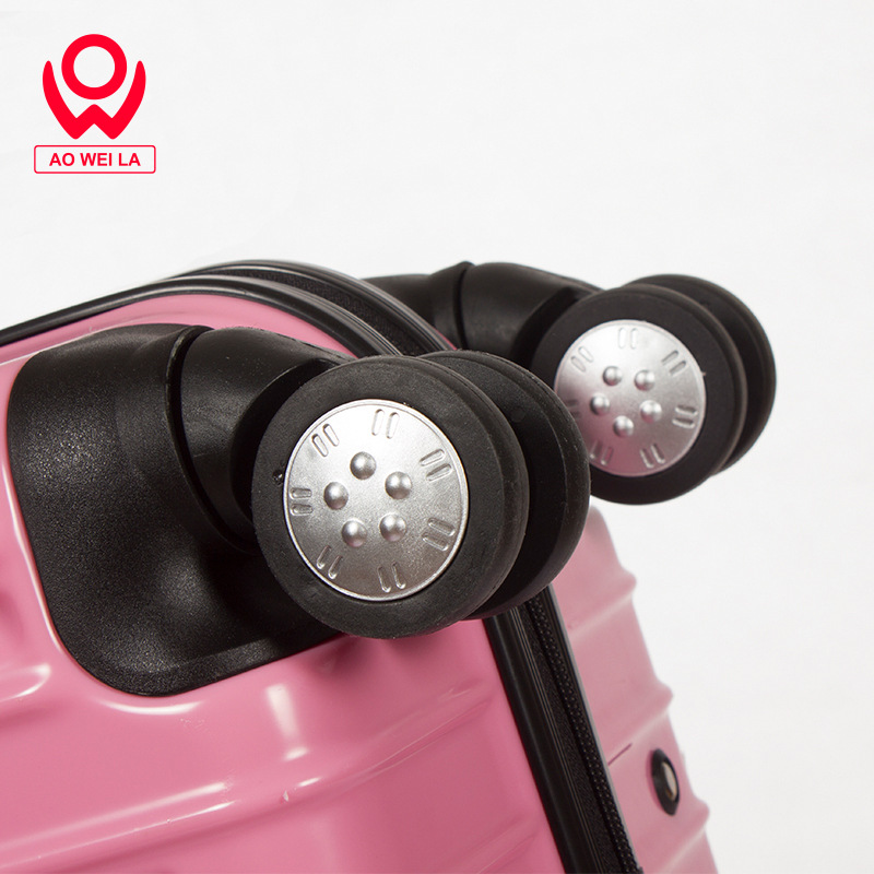 Aoweila/拉桿箱萬向輪 abs+pc耐磨防刮行李箱20寸登機(jī)箱男女箱包加工定制