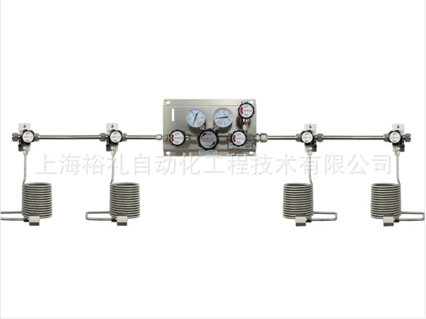 AMFLO MPS110系列单侧特气汇流排 不锈钢气体汇流排 自动切换