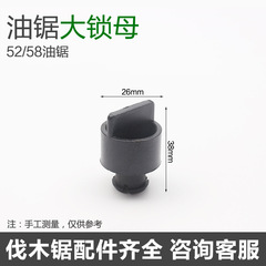 52/58 chainsaw lock nut, cylinder cover lock nut, air filter lock nut, size lock nut accessories