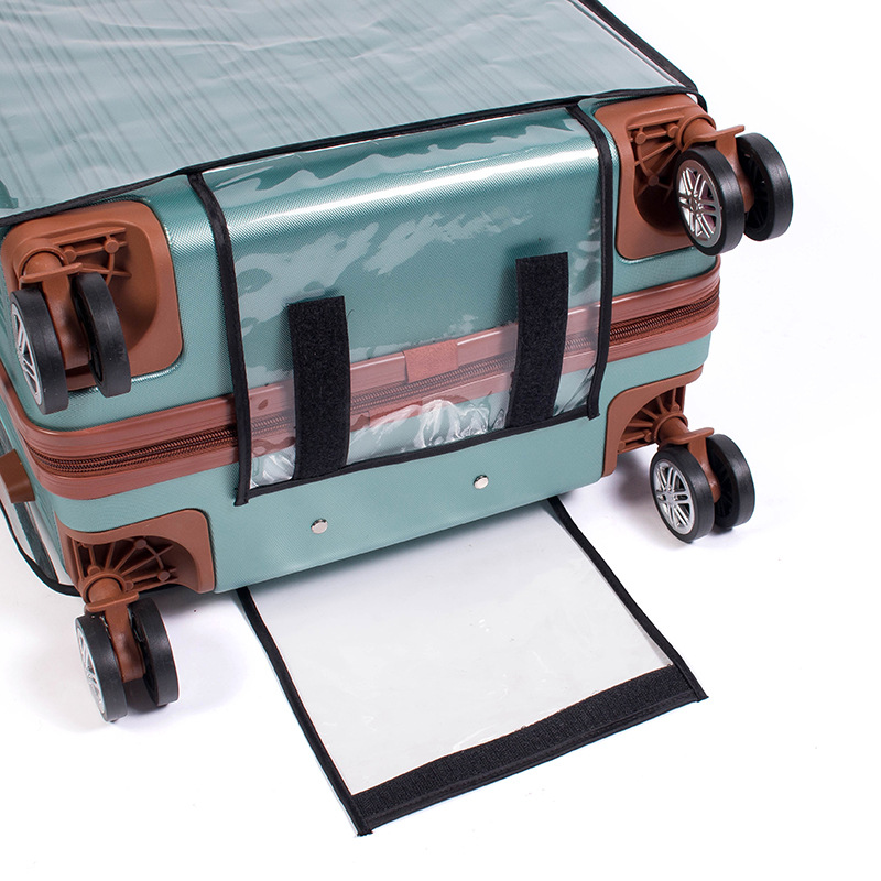现货行李箱保护套防水旅行李袋加厚耐磨拉杆箱防尘罩pvc透明箱套