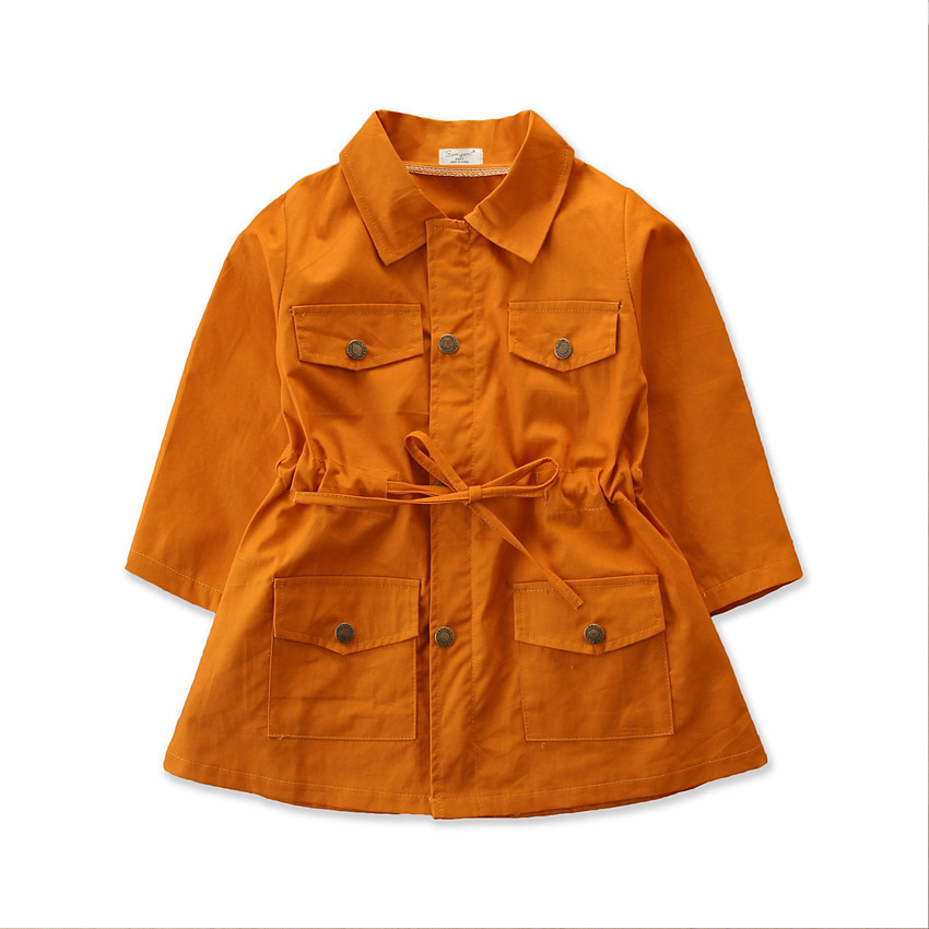 Samgami baby foreign trade children's wear autumn girl's windbreaker coat