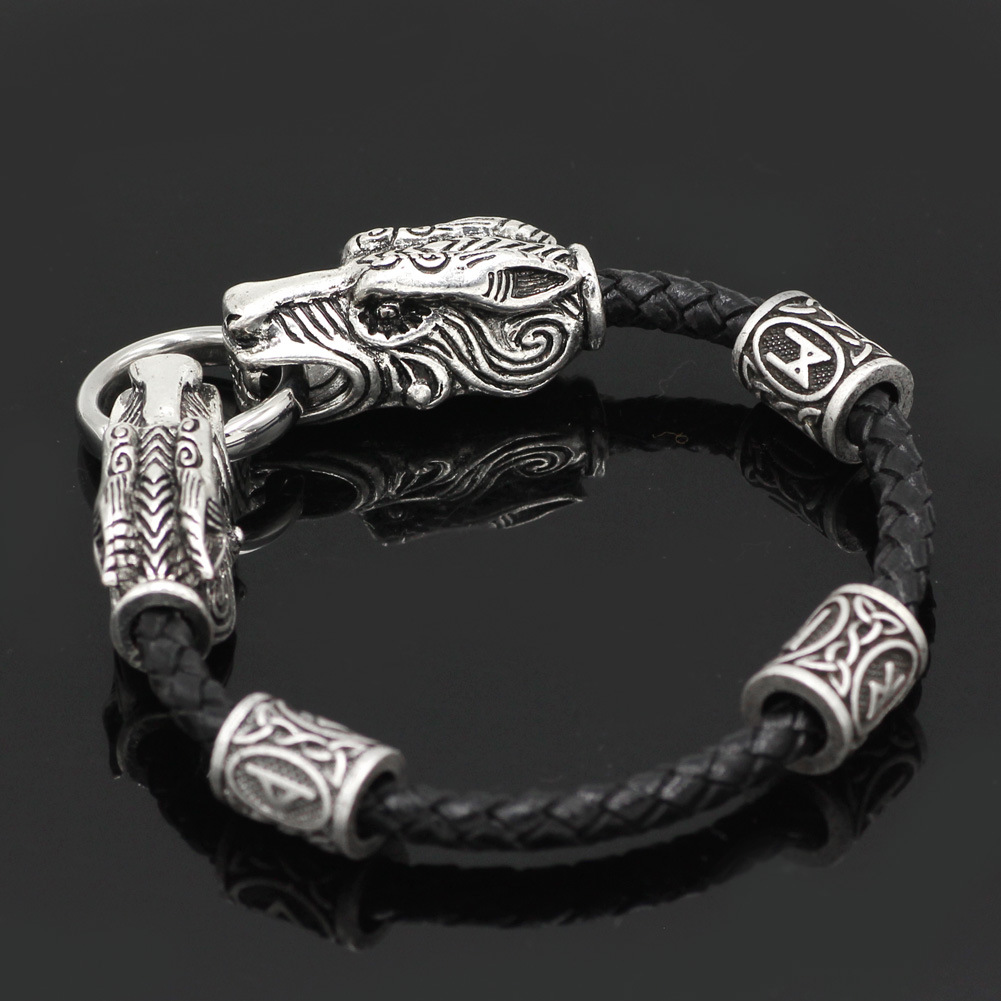 Viking Dragon Head Bracelet Image 1
