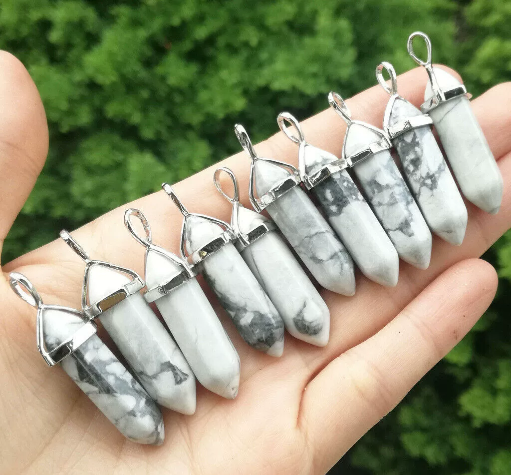 (Cross-border trading), organic accessory, hexagonal necklace, pendant, bullet, Aliexpress