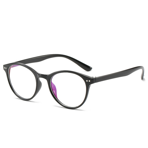 Vintage-style screw-in round eyeglass frames for both men and women, compatible with ready-made prescription glasses with degrees ranging from 50 to 600.