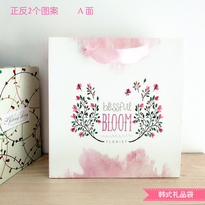 特价图案礼袋多款大号礼盒马口铁盒礼品袋子韩式礼品袋小纸袋