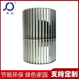 EC双进风离心鼓风机140离心静音中压多翼式新风系统用镀锌钢风机