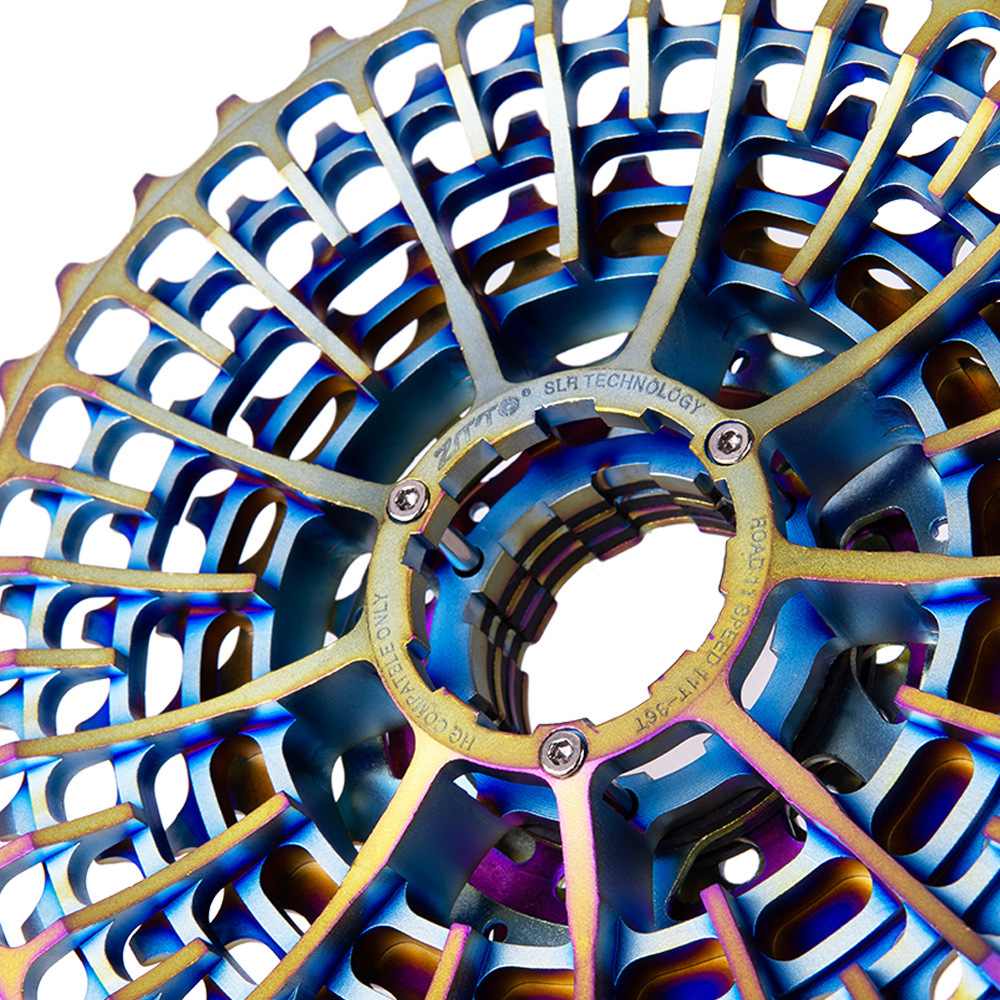 ZTTO CNC multicolor 11 velocidades 28T/32T/34T/36T camión de carretera volante volante de carretera