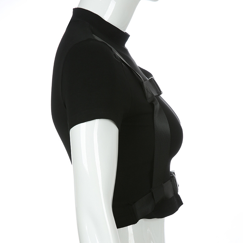 Black Crop T-Shirt
